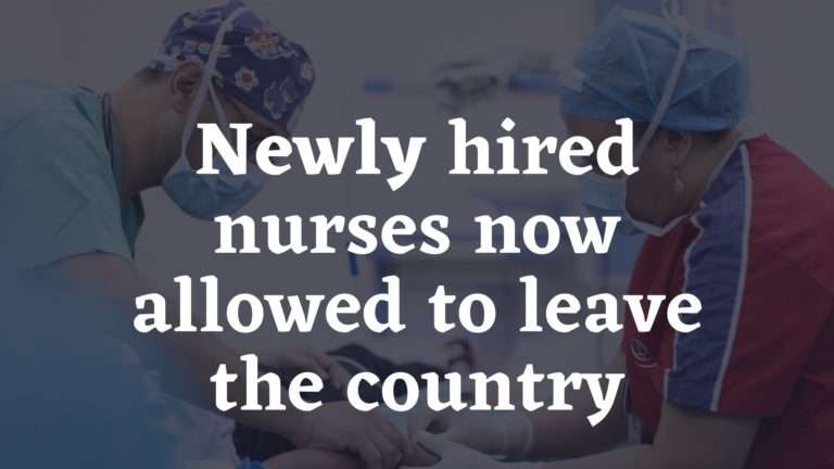 Newly hired nurses