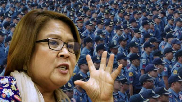 Senator De Lima criticizes the military and police pensions