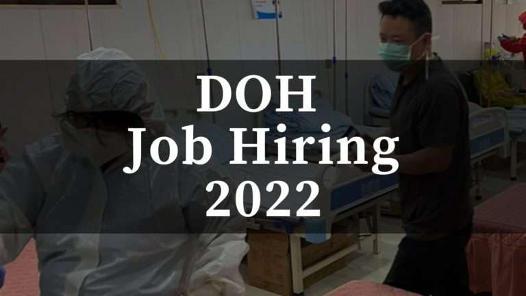 DOH Job Hiring 2022