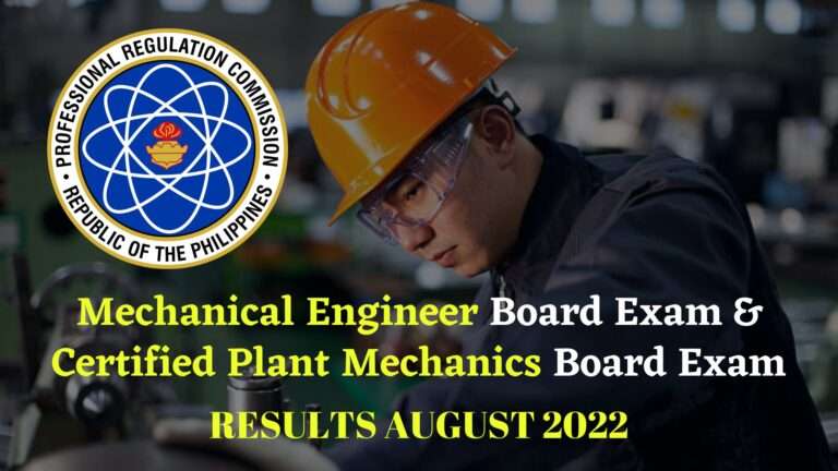 mechanical board exam august 2022